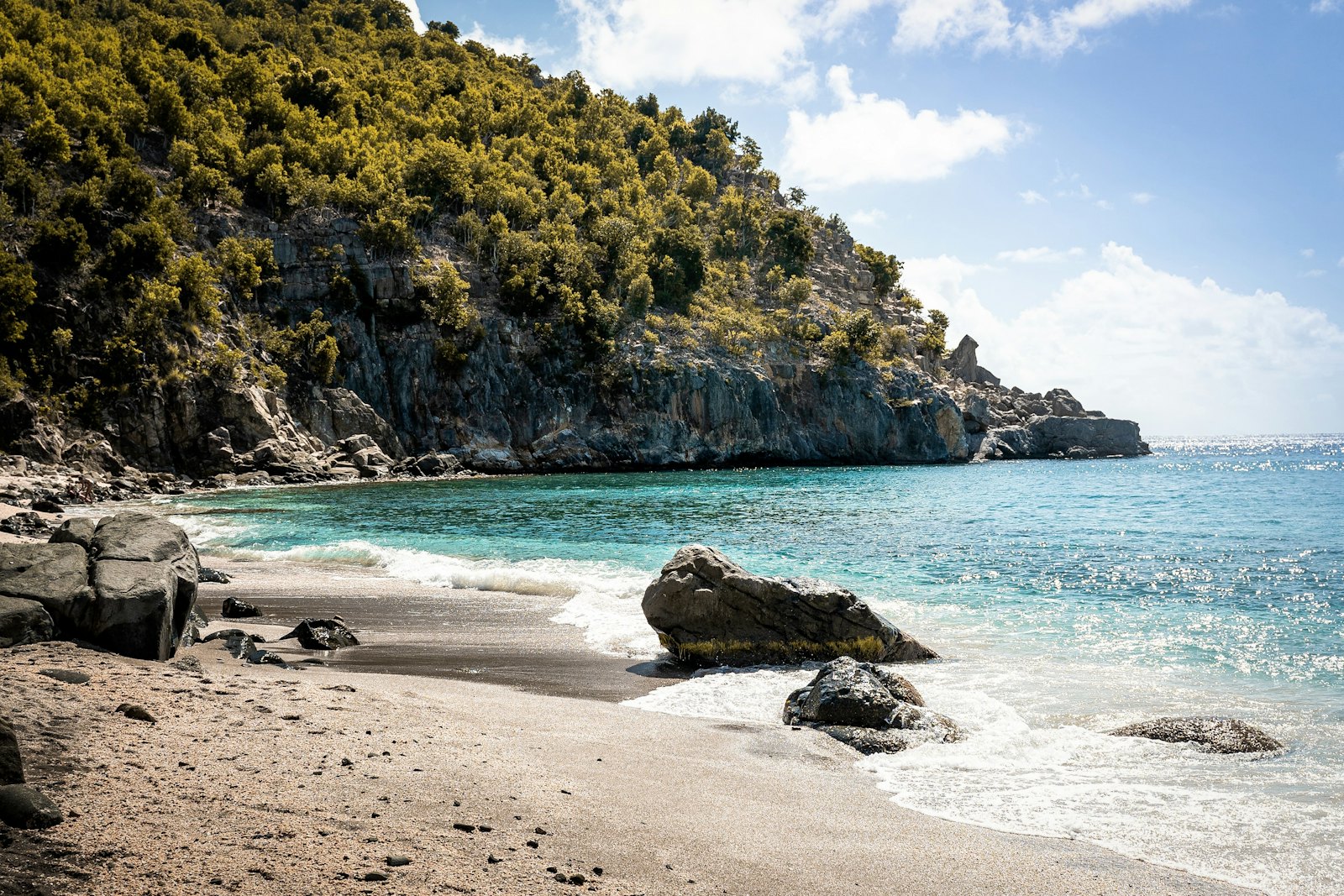 Shell Beach in Gustavia, St Barthelemy